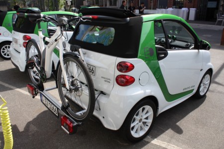 smart fortwo electric drive ebike